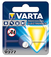 Varta Battery V377/SR66 1,55V in the group OTHER BATTERIES / BUTTON CELL BATTERIES at TH Pettersson AB (30-VAR 377)